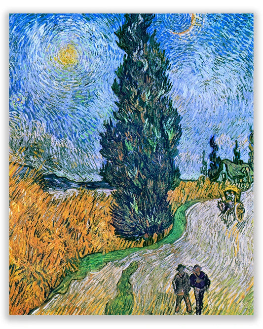 Road with Cypresses (1890)
